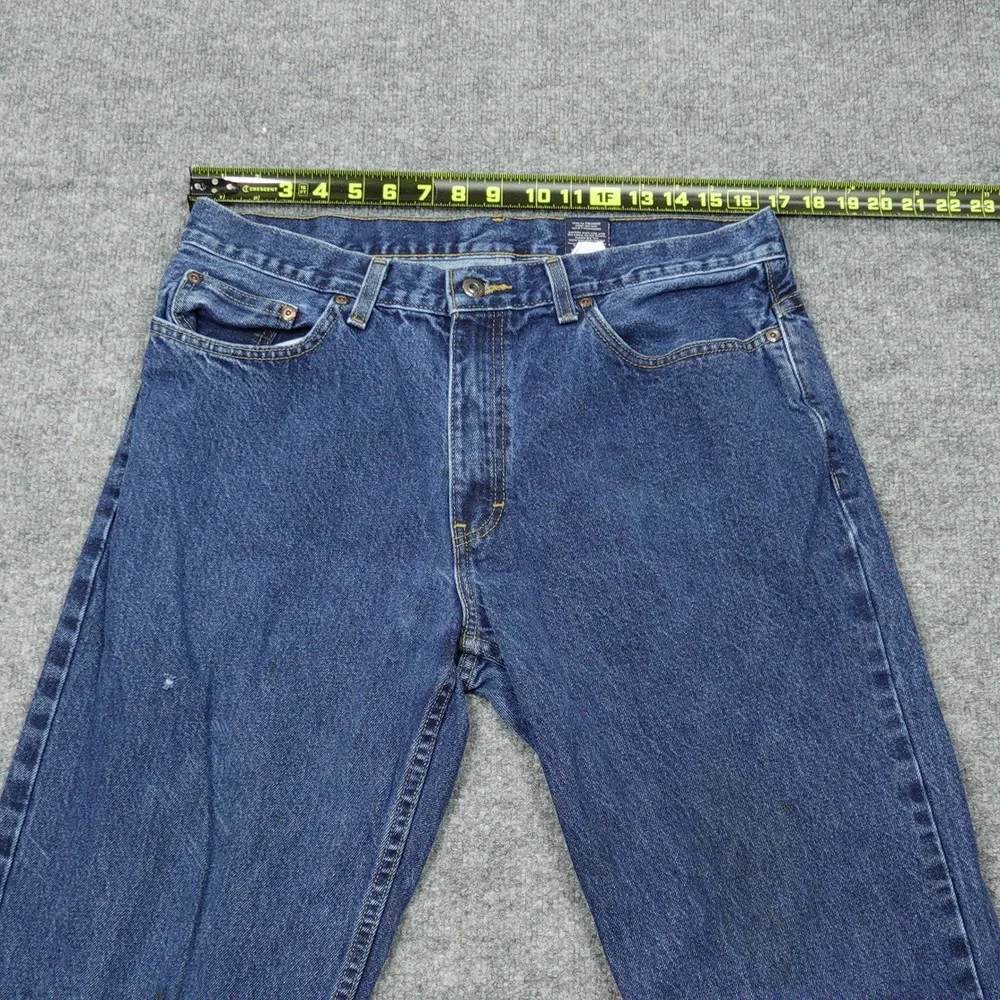 Faded Glory Jeans Mens 34x32 Blue Straight Leg 100% Cotton Denim Classic Fit